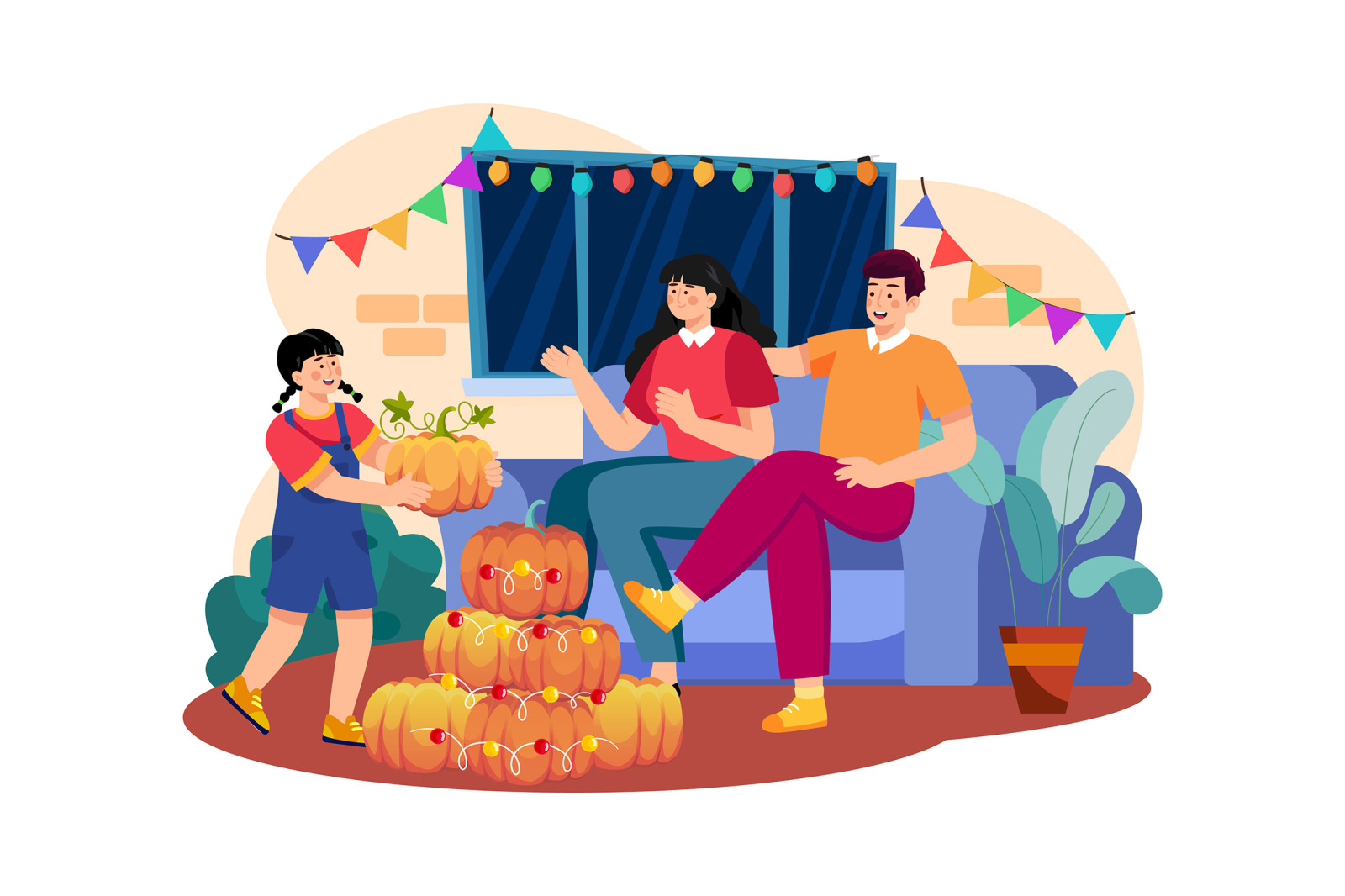 M547_ Thanksgiving Day Illustration Pack M547_ Thanksgiving Day Illustration Pack