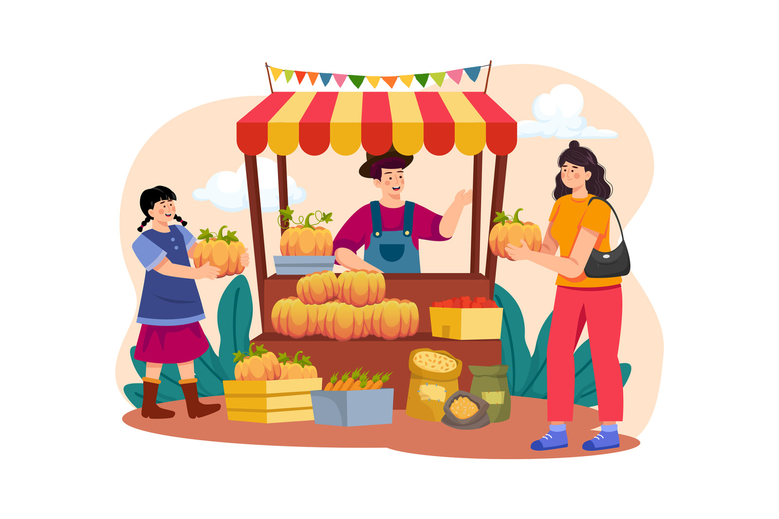 M547_ Thanksgiving Day Illustration Pack M547_ Thanksgiving Day Illustration Pack
