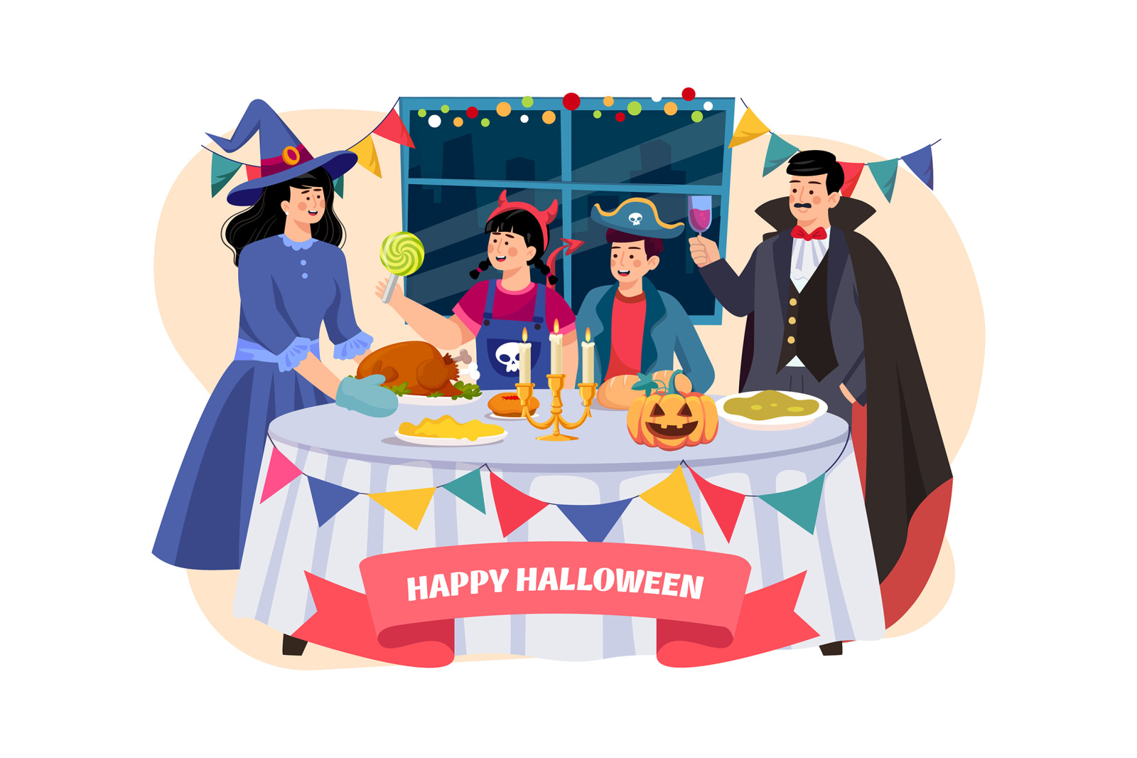 M548_ Halloween Illustration Pack M548_ Halloween Illustration Pack