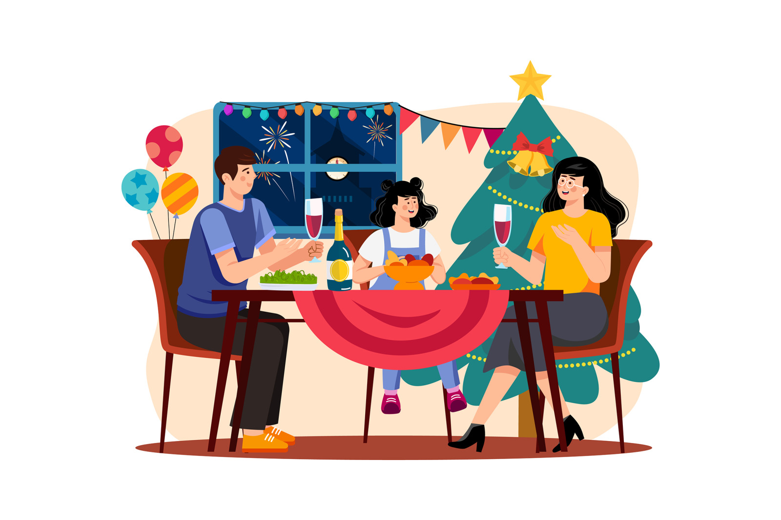 M549_New year’s Eve Illustration Pack M549_New year’s Eve Illustration Pack