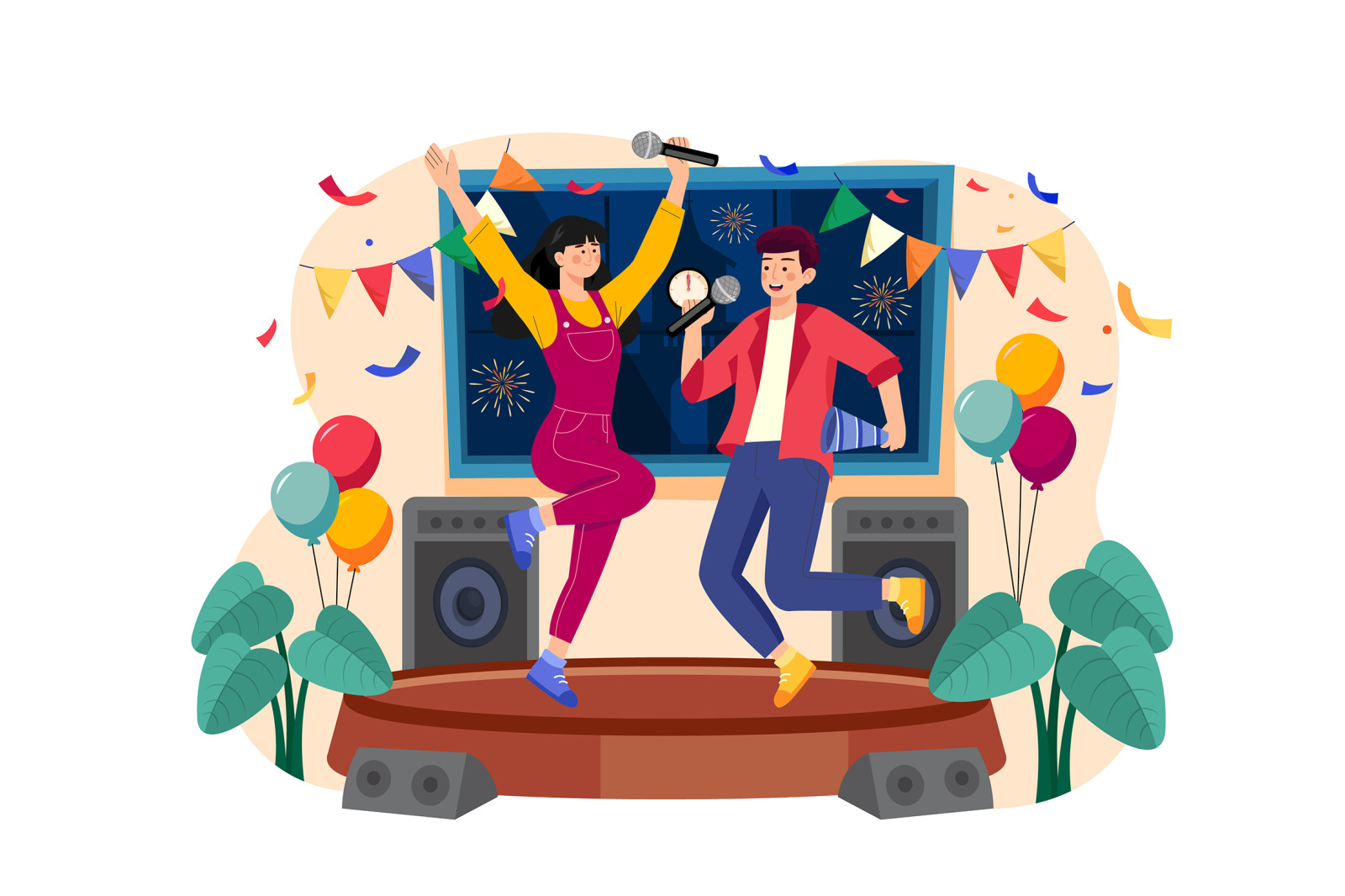 M549_New year’s Eve Illustration Pack M549_New year’s Eve Illustration Pack