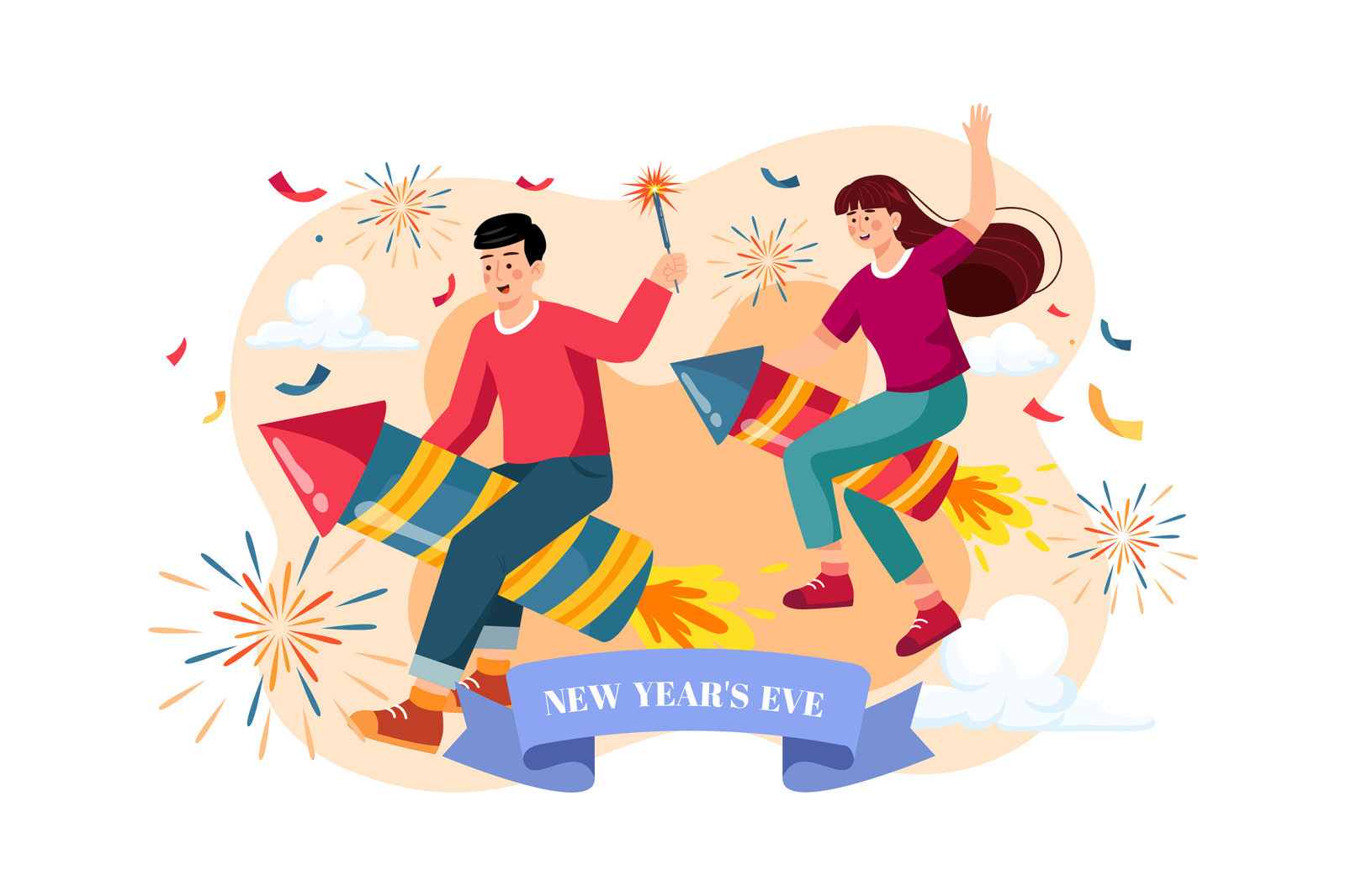 M549_New year’s Eve Illustration Pack M549_New year’s Eve Illustration Pack