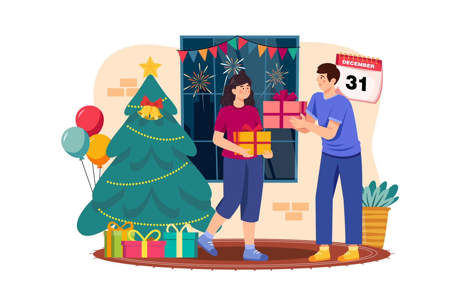 M549_New year’s Eve Illustration Pack M549_New year’s Eve Illustration Pack