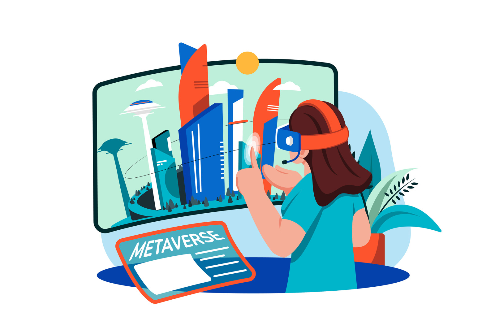 M506_AR-VR Technology Illustration Pack M506_AR-VR Technology Illustration Pack