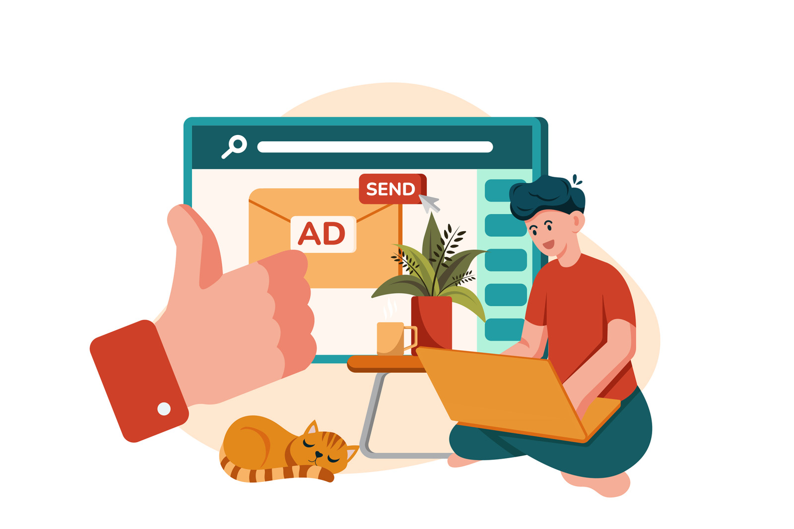 M557_Remote Work Illustration Pack M557_Remote Work Illustration Pack