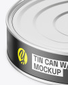 Matte Tin Can Mockup