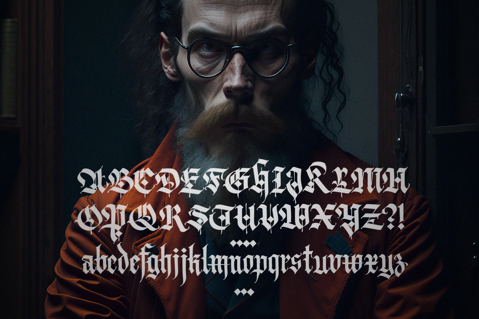 Gothic font 010