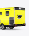 Motorhome Mockup - Back Half Side View