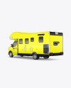 Motorhome Mockup - Back Half Side View