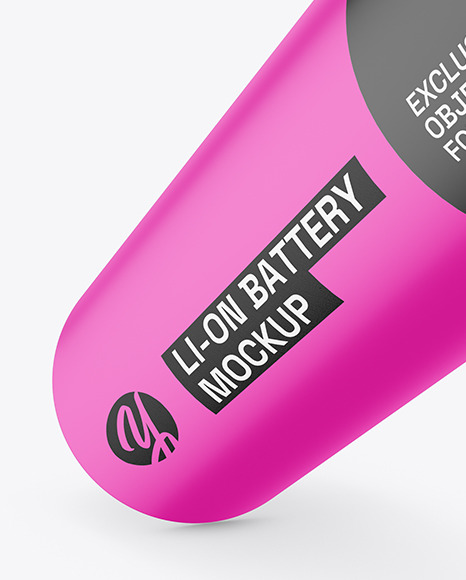 Matte Battery Mockup