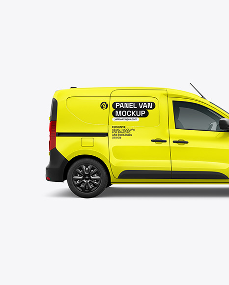 Panel Van Mockup - Side View