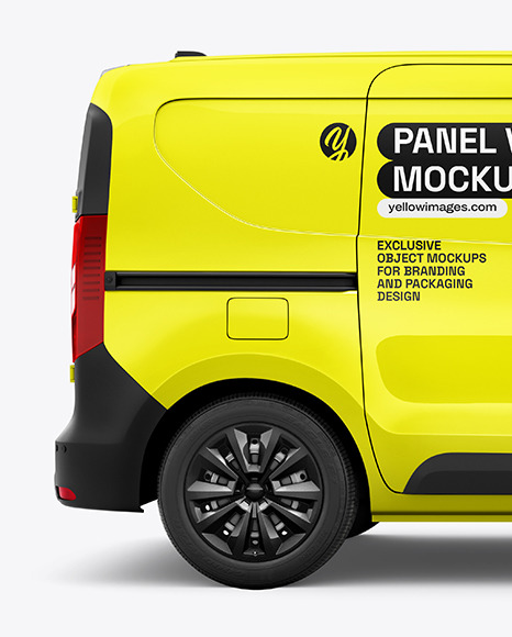 Panel Van Mockup - Side View