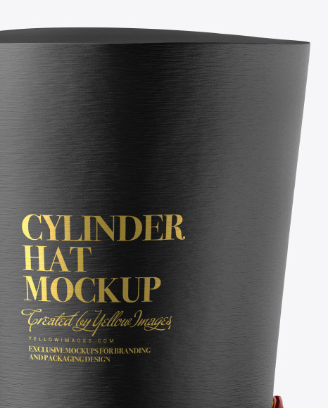 Cylinder Hat Mockup