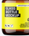 30 ml Pharmacy Amber Glass Bottle Mockup