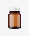 30 ml Pharmacy Amber Glass Bottle Mockup