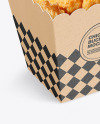 Kraft Bucket W/ Chicken Mockup