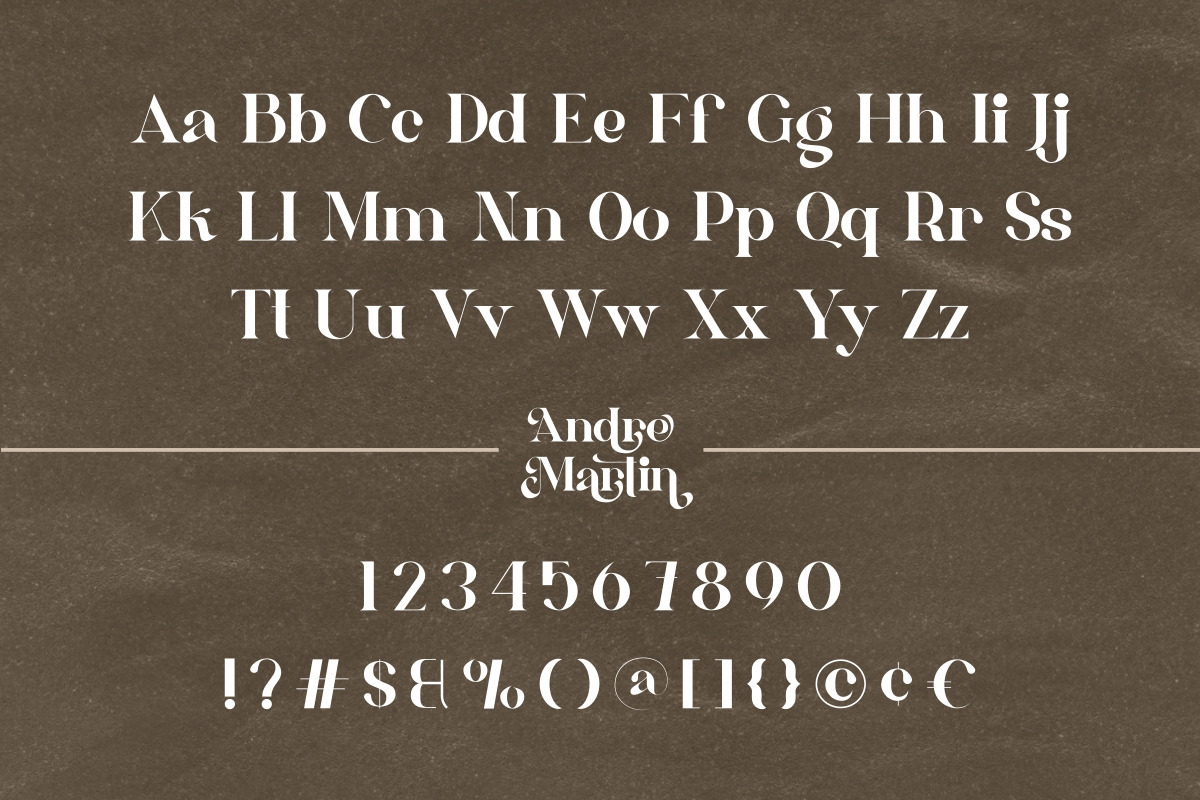 Andre Martin Font Andre Martin Font