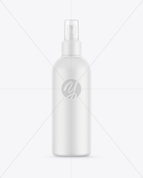 Matte Cosmetic Spray Bottle Mockup