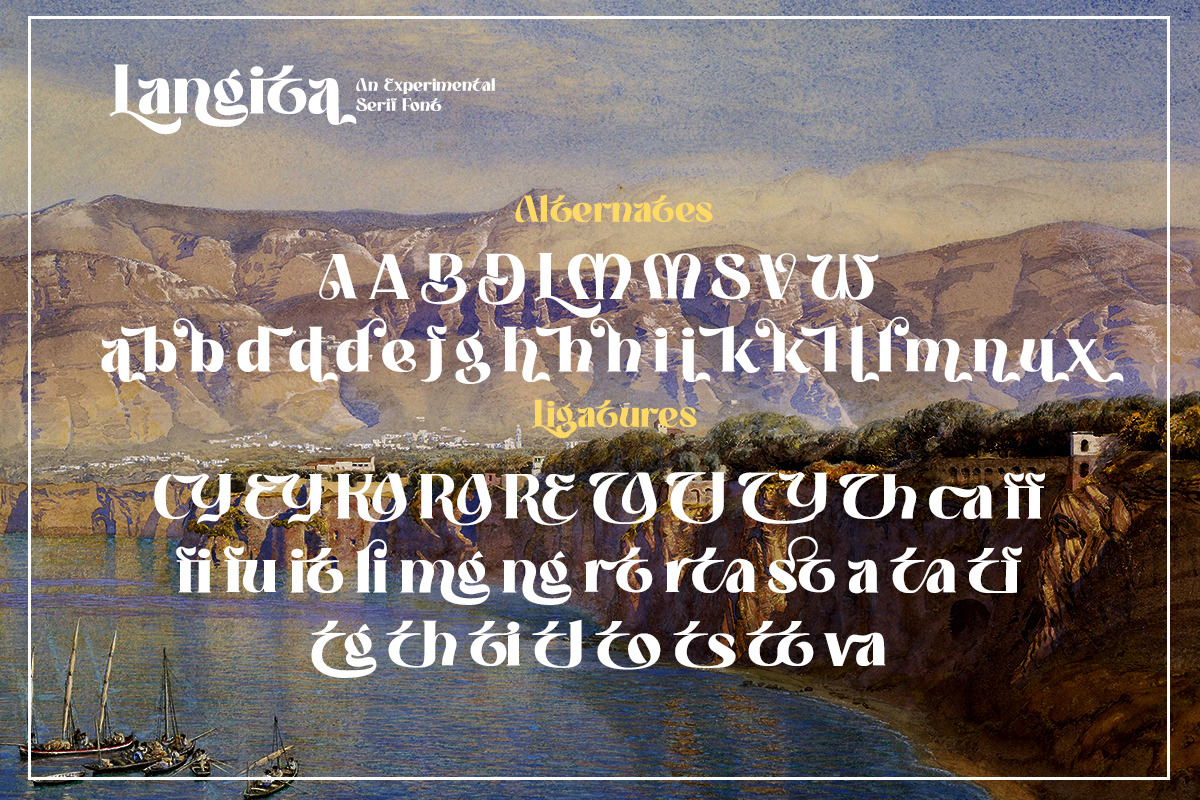 Langita Font Langita Font