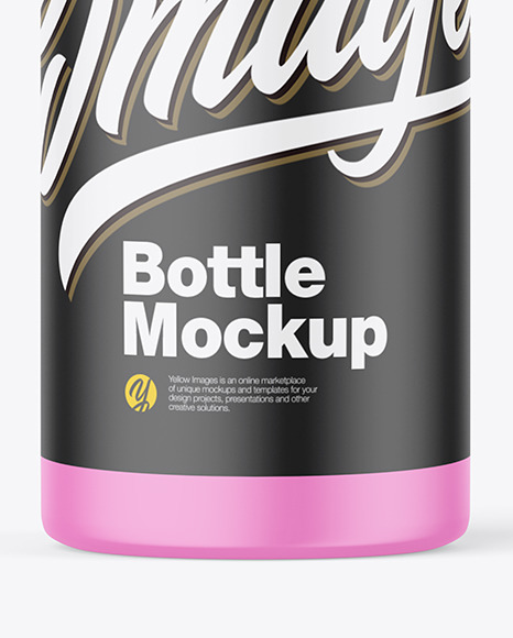 Matte Bottle Mockup