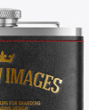 Flask In Leather Sleeve Mockup