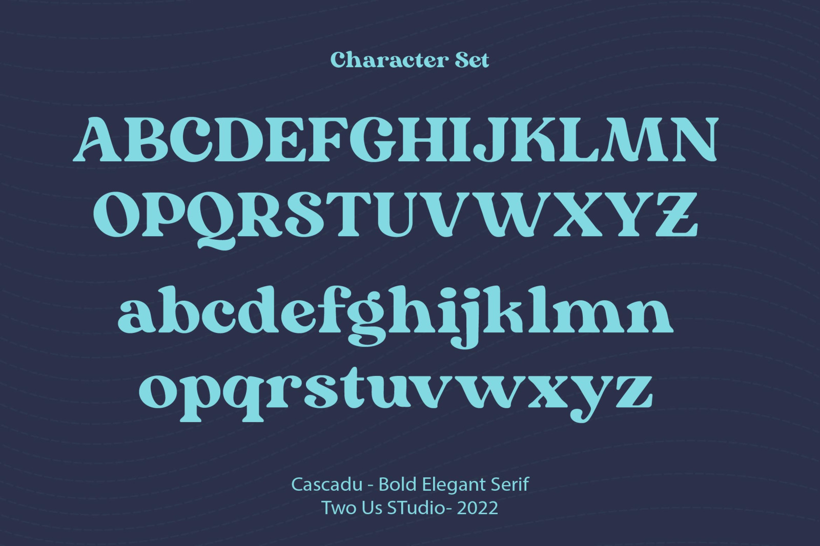 CASCADU - ELEGANT SERIF TYPEFACE