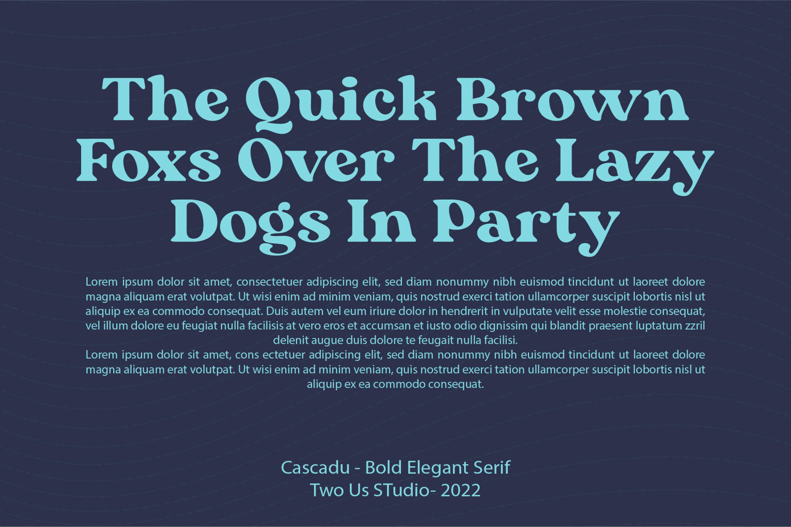 CASCADU - ELEGANT SERIF TYPEFACE CASCADU - ELEGANT SERIF TYPEFACE