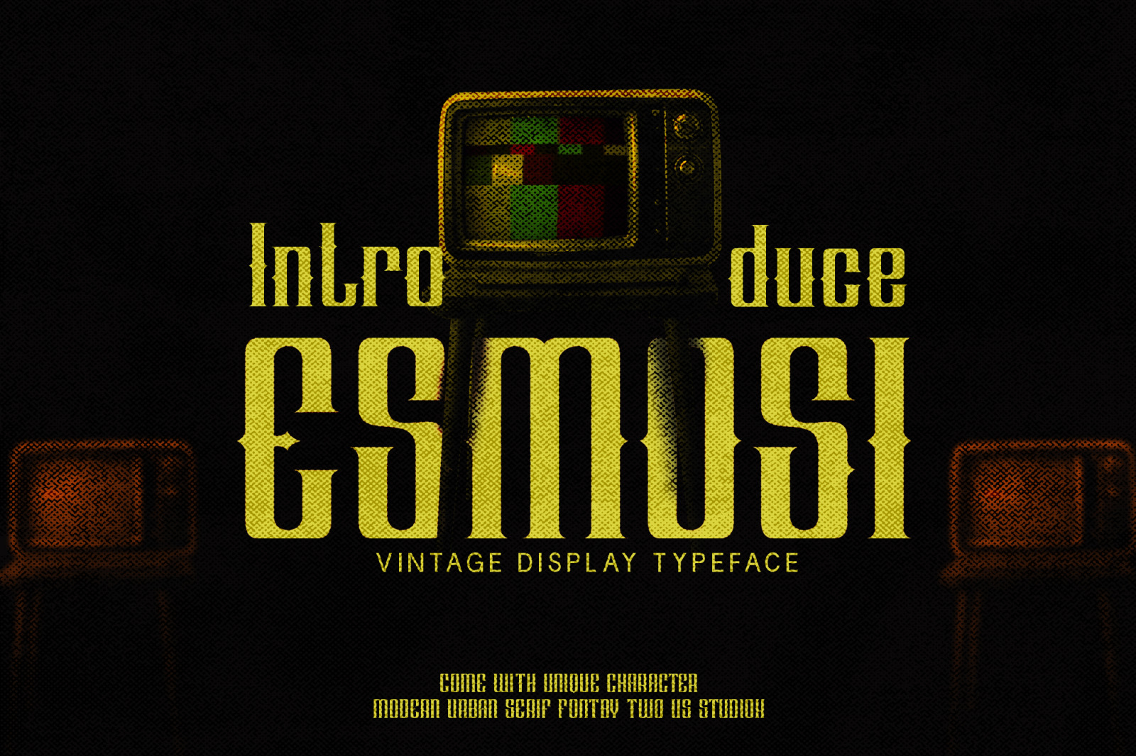 ESMOSI - VINTAGE DISPLAY TYPEFACE ESMOSI - VINTAGE DISPLAY TYPEFACE