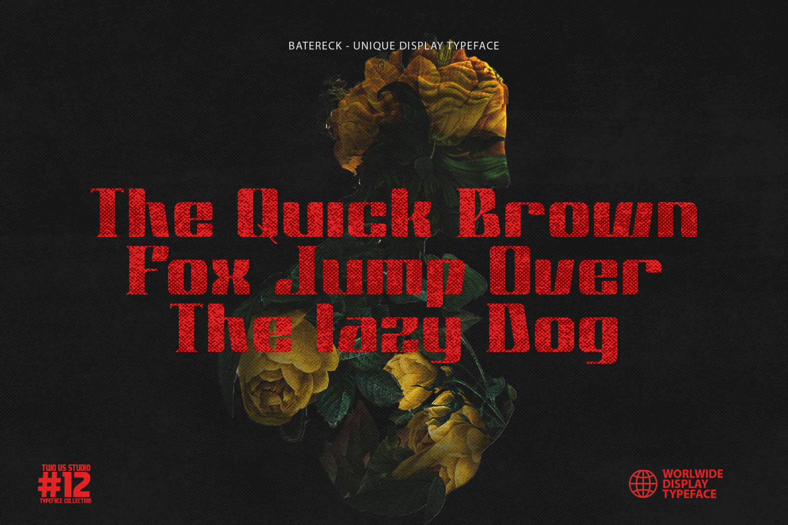 BATERECK - UNIQUE DISPLAY TYPEFACE BATERECK - UNIQUE DISPLAY TYPEFACE