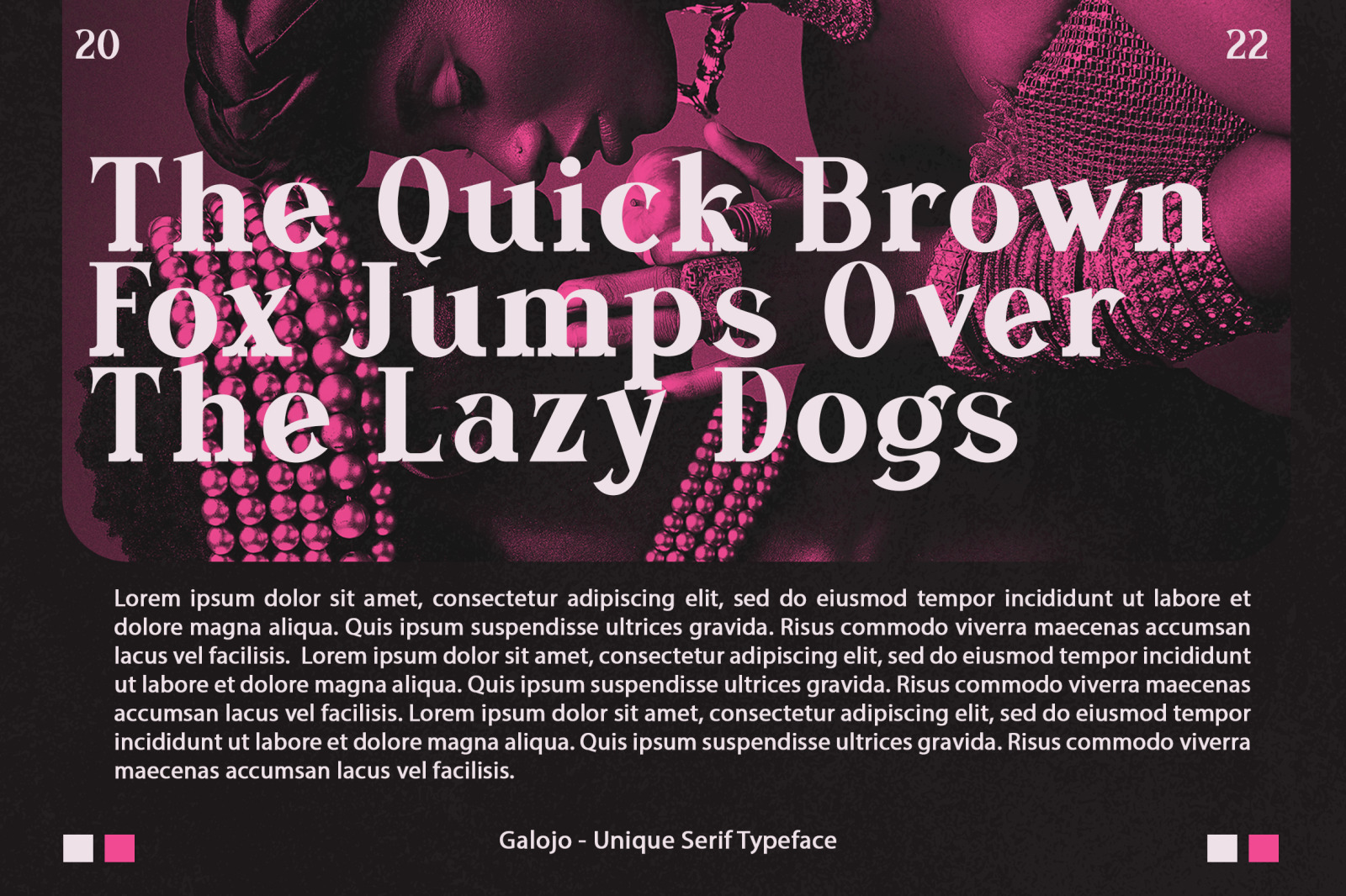 Galojo - Modern Serif Typeface