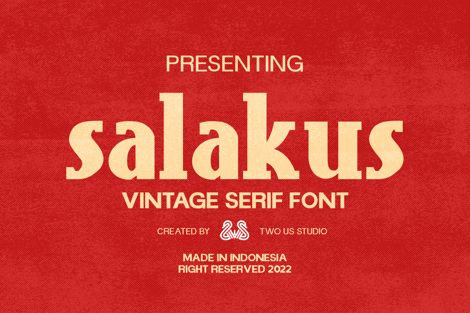 SALAKUS- VINTAGE SERIF FONT SALAKUS- VINTAGE SERIF FONT