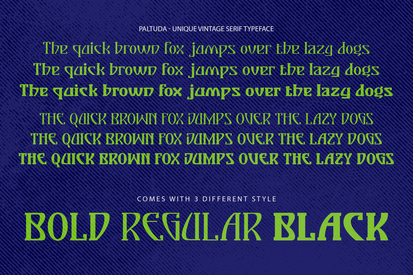 PALTUDA - UNIQUE SERIF TYPEFACE