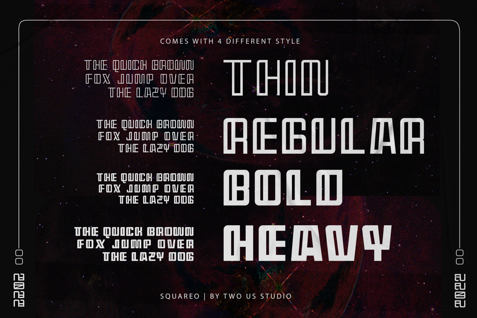 SQUAREO - DISPLAY TYPEFACE SQUAREO - DISPLAY TYPEFACE