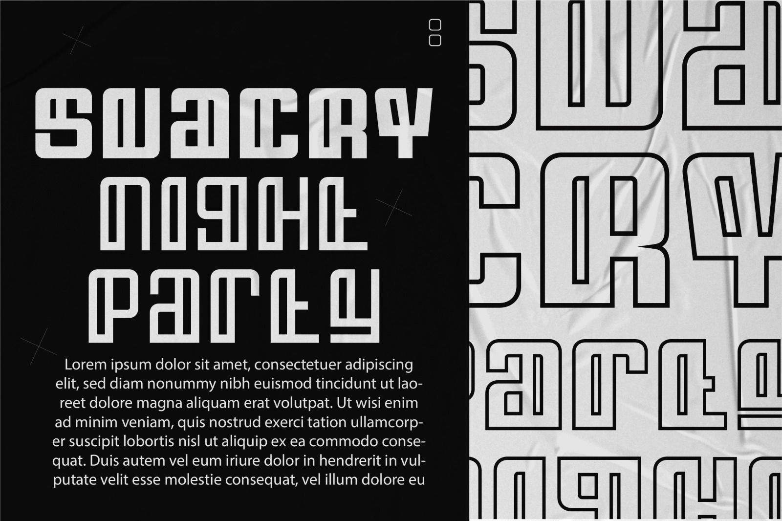 SQUAREO - DISPLAY TYPEFACE