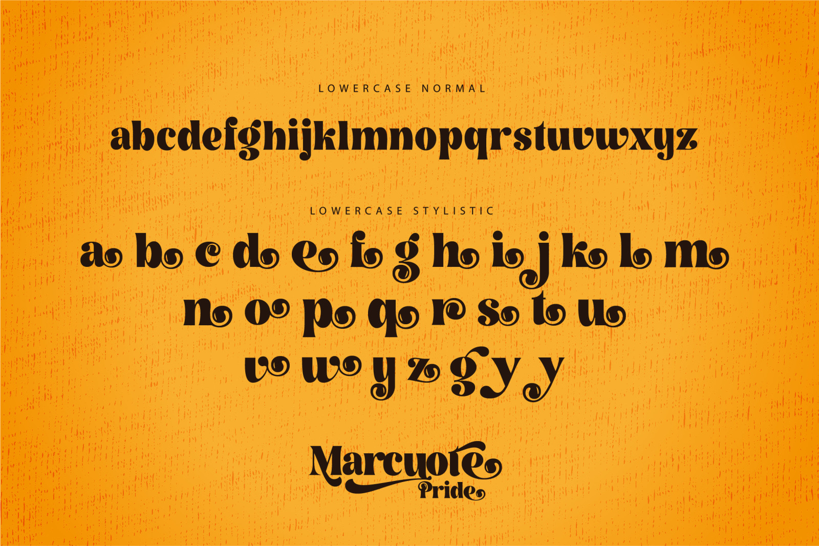 MARCUOTE PRIDE - VINTAGE SERIF FONT