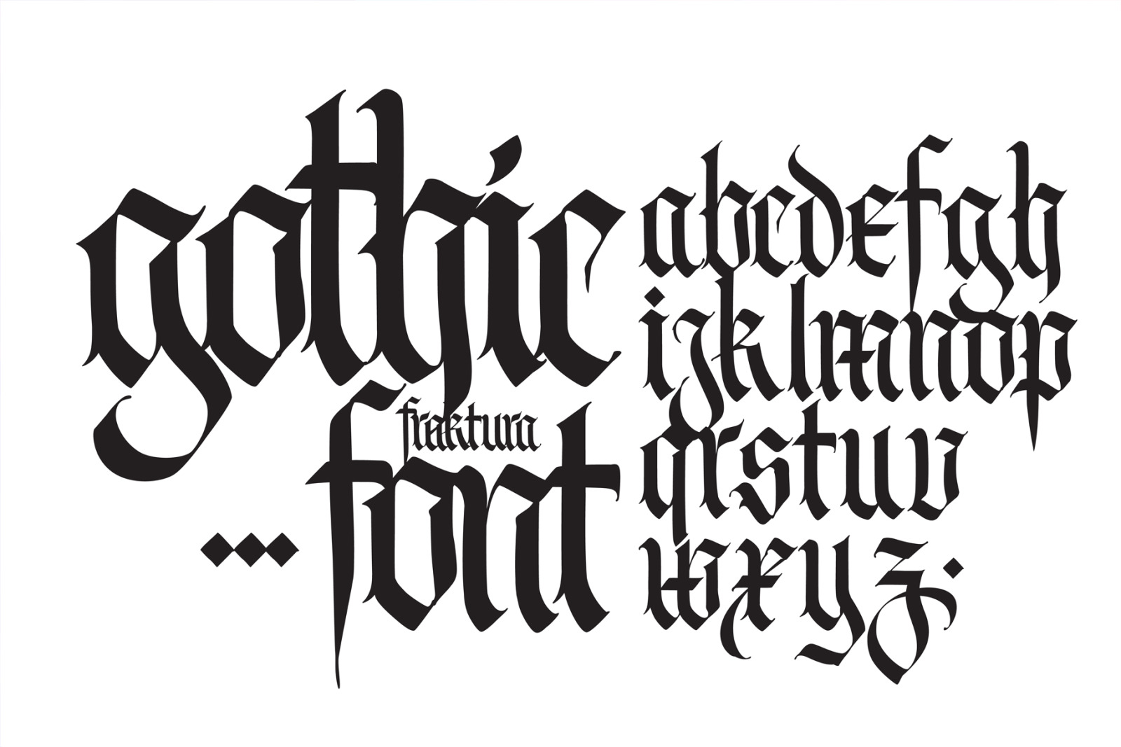 Gothic Font 04