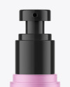 Glossy Cosmetic Airless Bottle Mockup