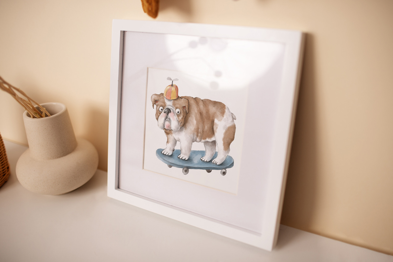 English Bulldog characters patterns