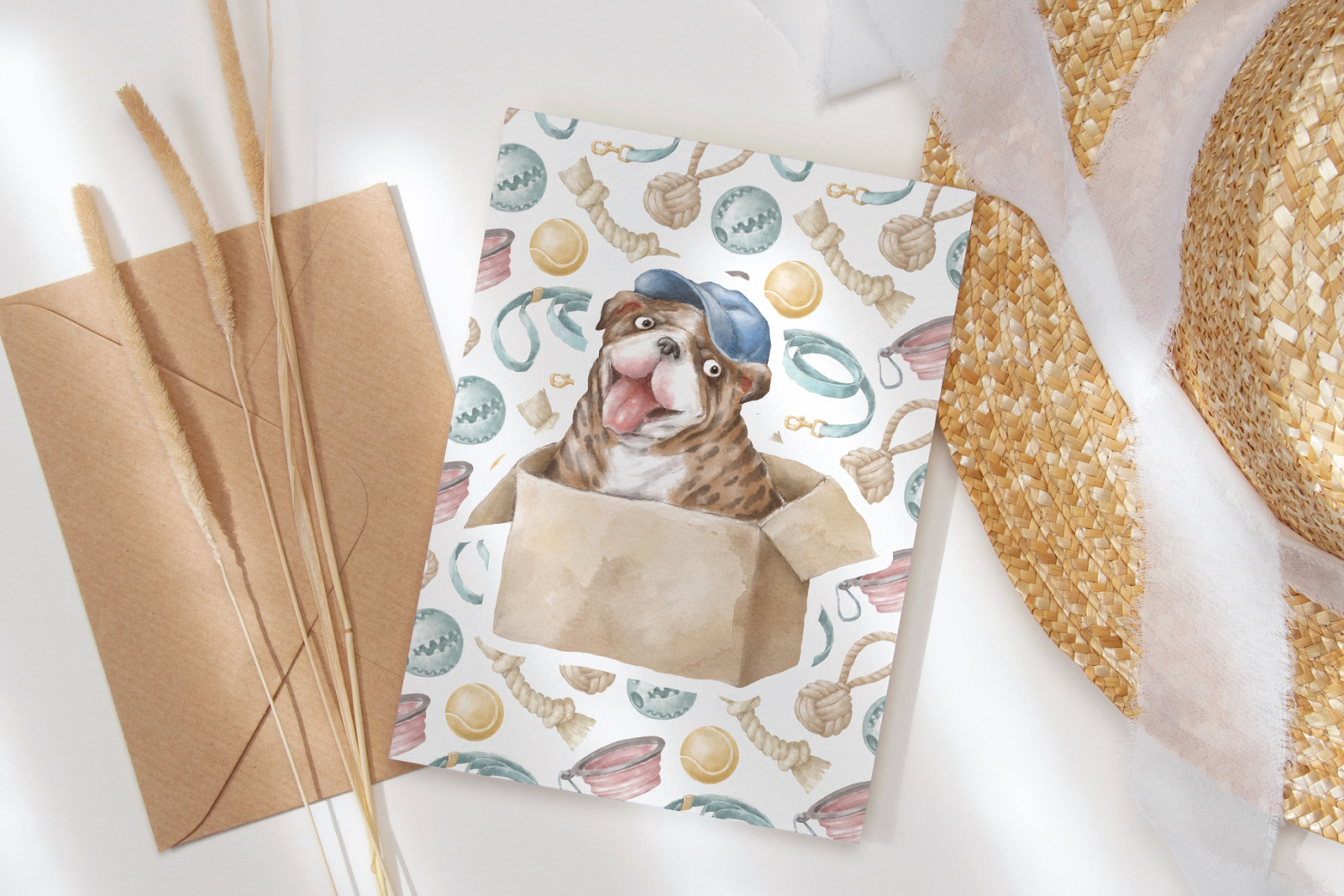 English Bulldog characters patterns English Bulldog characters patterns