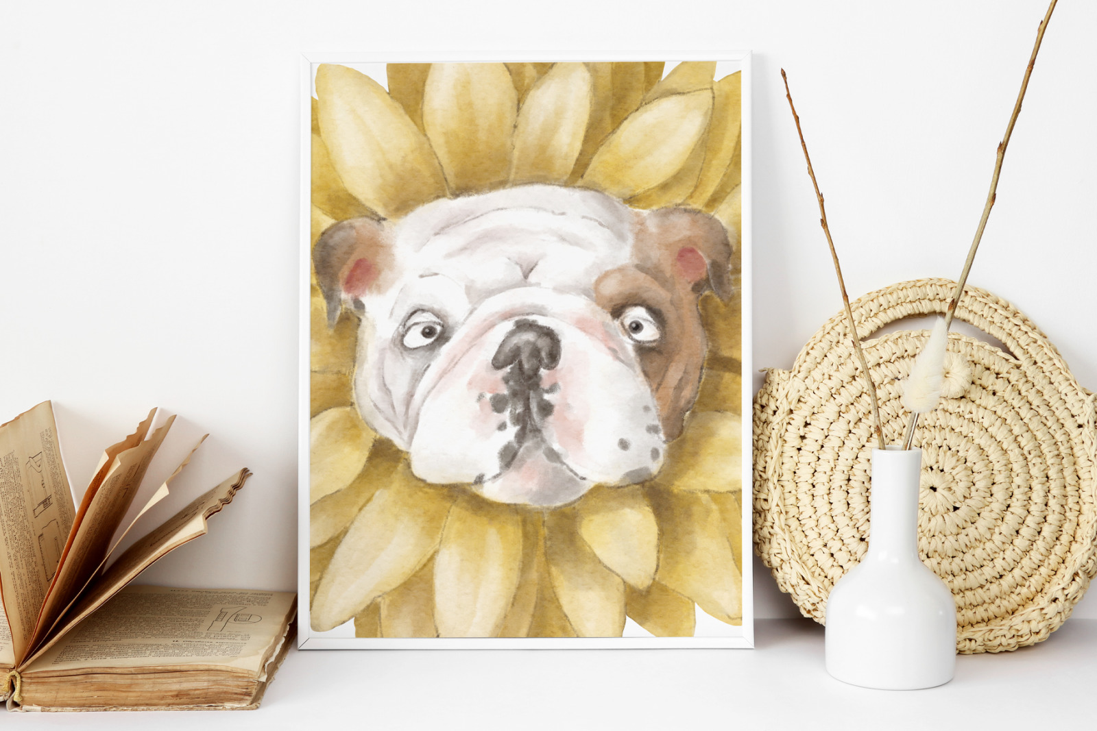 English Bulldog characters patterns