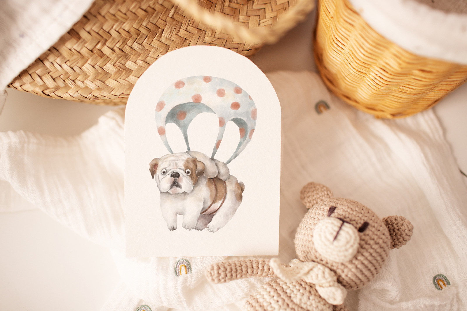 English Bulldog characters patterns