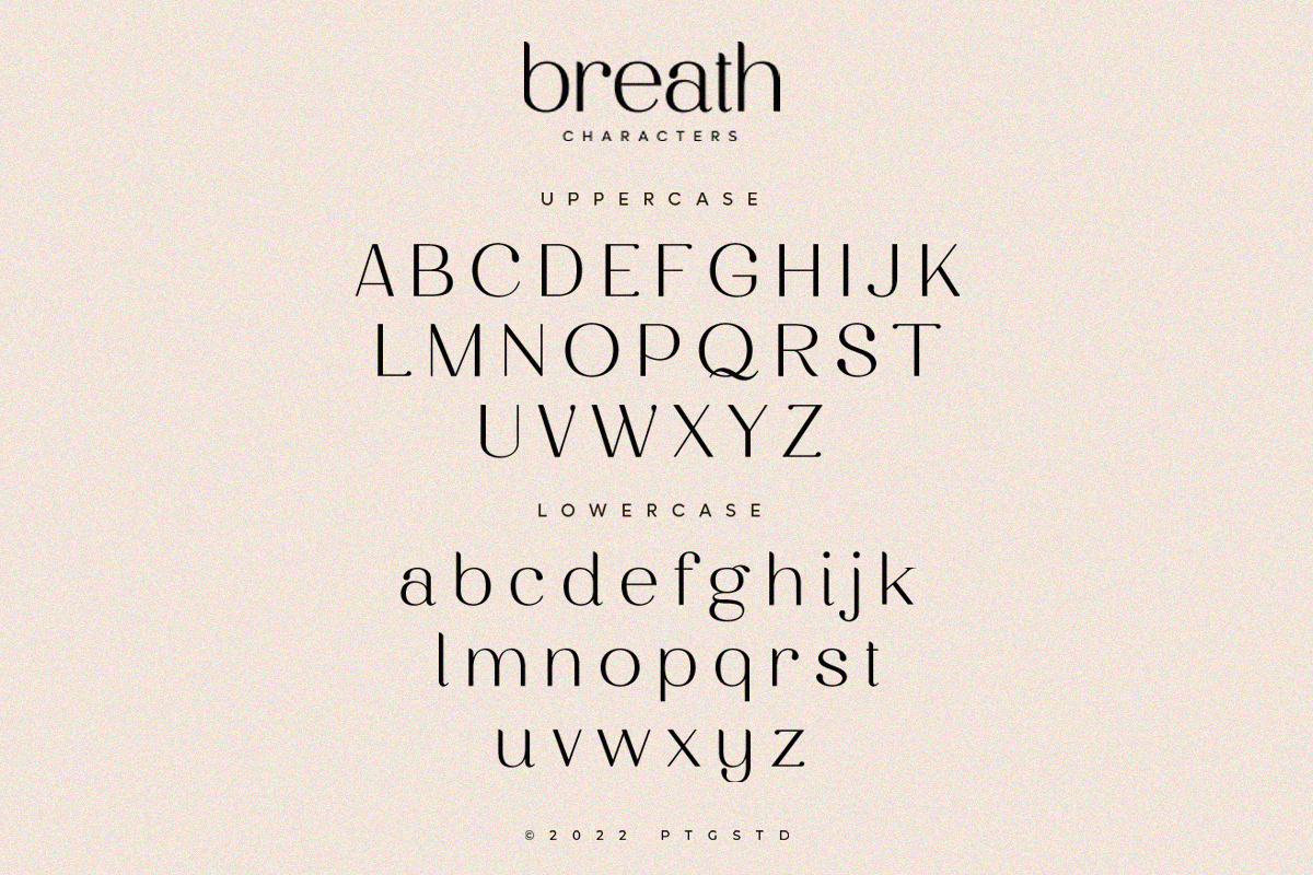 Breath | Modern Ligature Serif Breath | Modern Ligature Serif