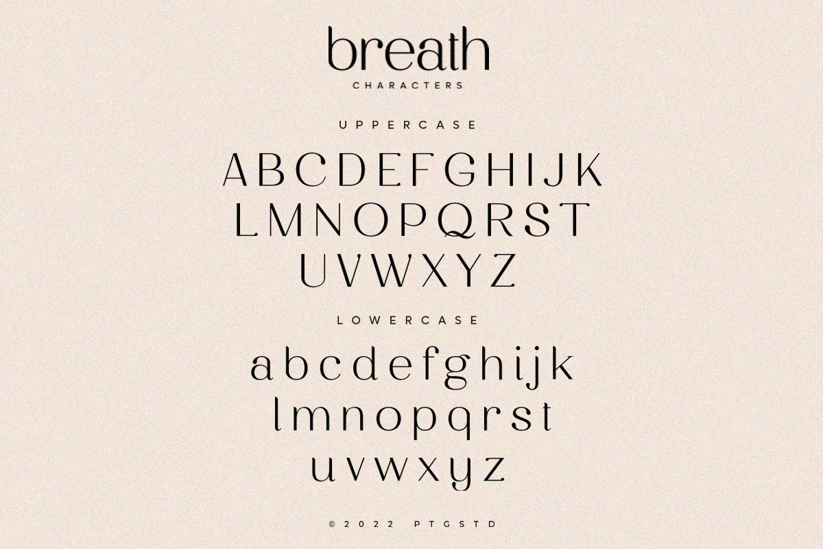 Breath | Modern Ligature Serif