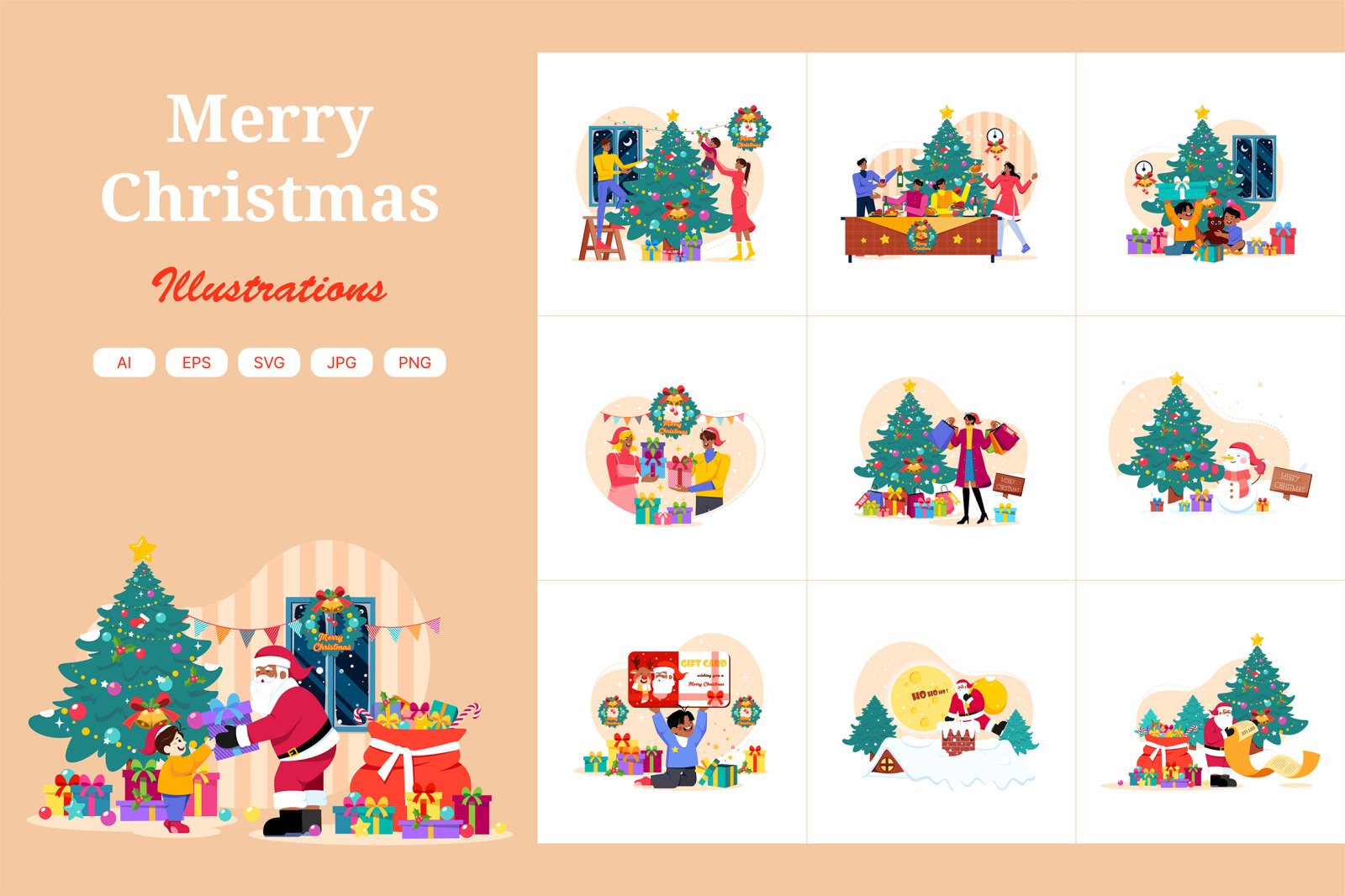 M522_Christmas Illustration Pack M522_Christmas Illustration Pack