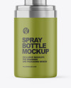 Matte Spray Bottle Mockup