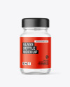 60 ml Pharmacy Clear Glass Bottle Mockup