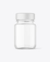 30 ml Pharmacy Clear Glass Bottle Mockup