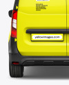 Panel Van Mockup - Back View