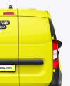 Panel Van Mockup - Back View