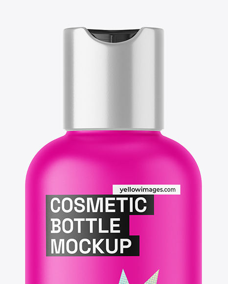 Matte Cosmetic Bottle Mockup Matte Cosmetic Bottle Mockup
